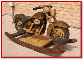 Custom Motorcycle Rocking Horse