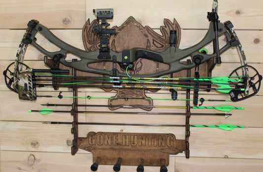 Deluxe Adjustable Compound Bow Rack