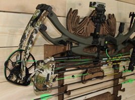 Deluxe Compound Bow Rack – 3C Woodcraft Designs